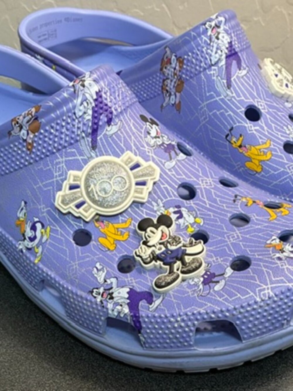 Crocs Disney 100th Anniversary Mickey Mouse Purple Clogs Men's 12